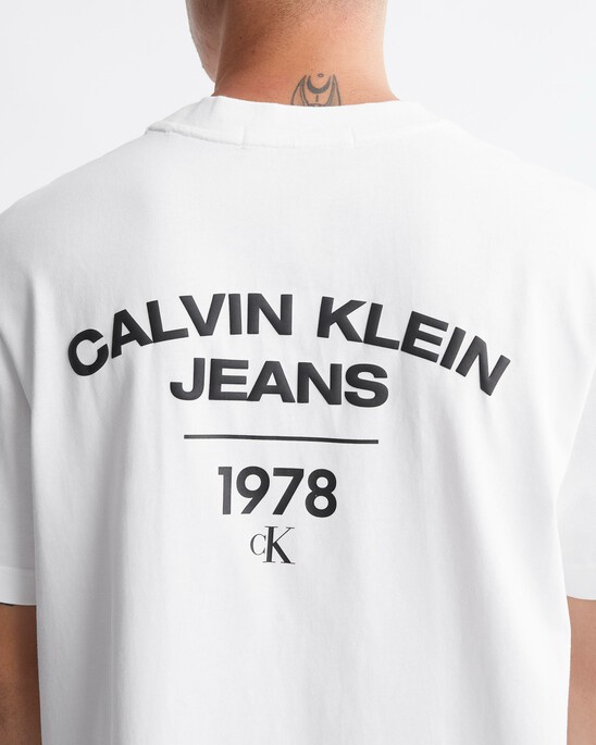 Varsity Curved Logo Tee