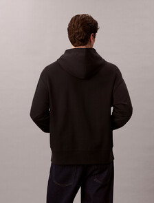 Standard Logo Premium Terry Hoodie, Black, hi-res
