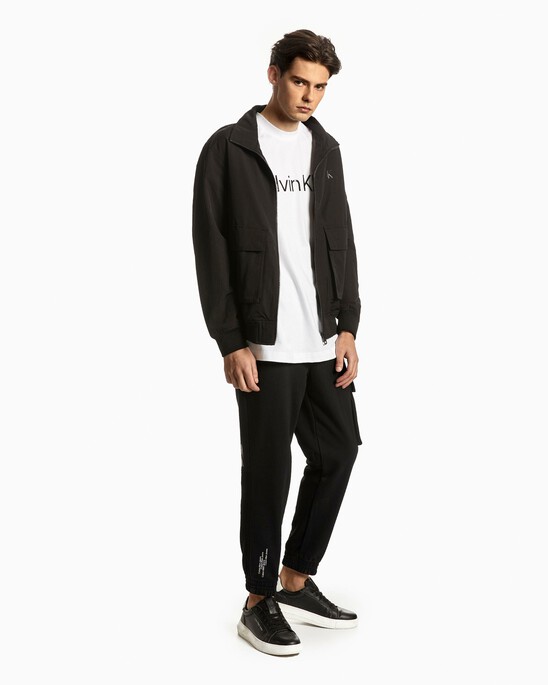 STAND COLLAR BOMBER JACKET
