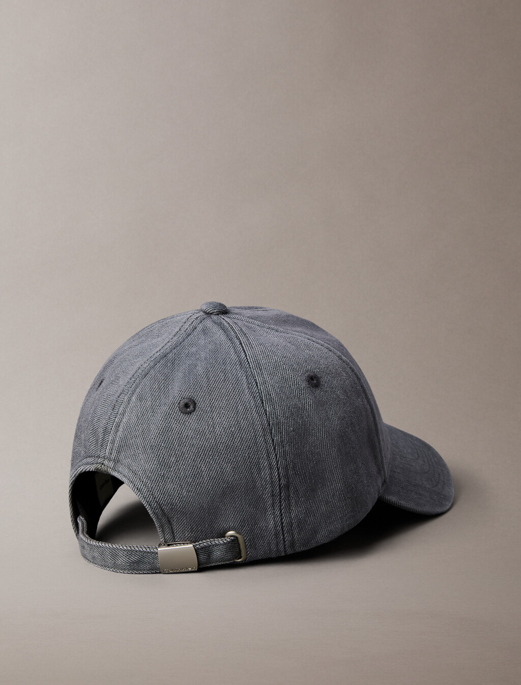 Seasonal Logo Denim Baseball Cap, DARK GREY, hi-res