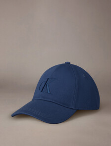 Large Monogram Baseball Cap, Insignia Blue, hi-res