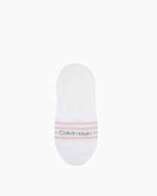 WOMEN'S MONOGRAM LOGO LINER, WHITE, hi-res