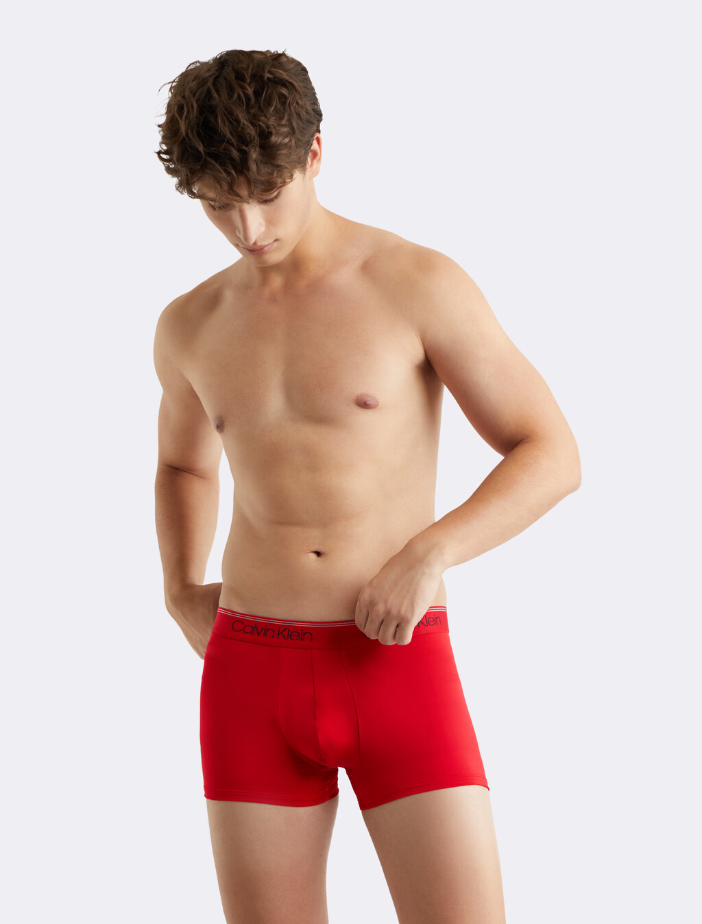LOGO LOW RISE TRUNK 3 PACK, 1 Black/ 1 Convoy/ 1 Red Gala, hi-res