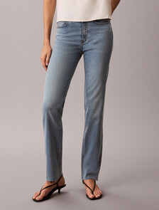37.5 Low Rise Slim Straight Jeans, DENIM VACATION BLUE, hi-res