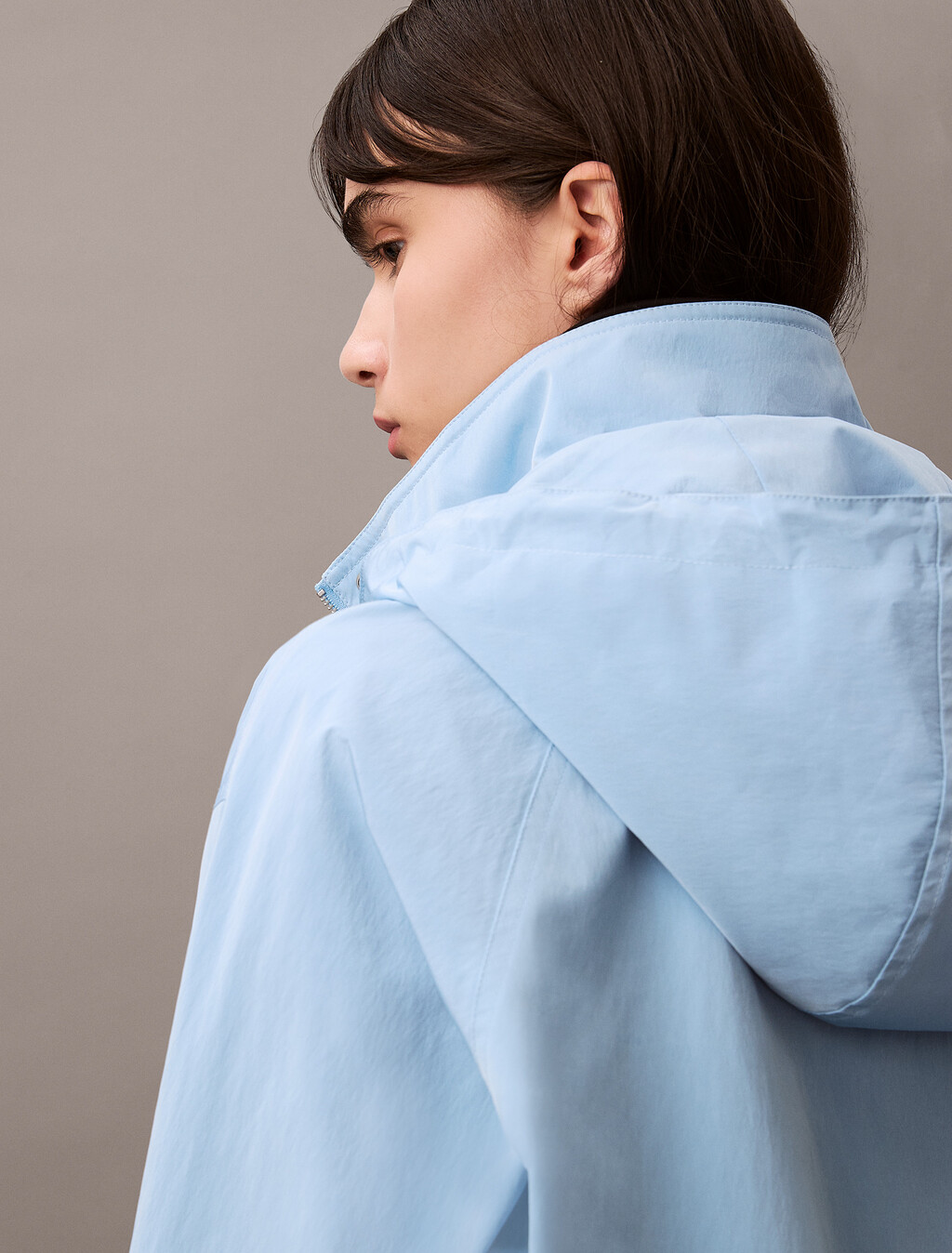 Nylon Waisted Jacket, Shoreside Blue, hi-res