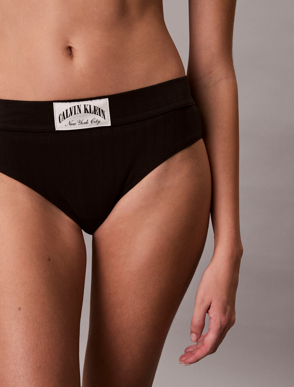 Bikini Briefs - Heritage Classic Cotton, Black, hi-res