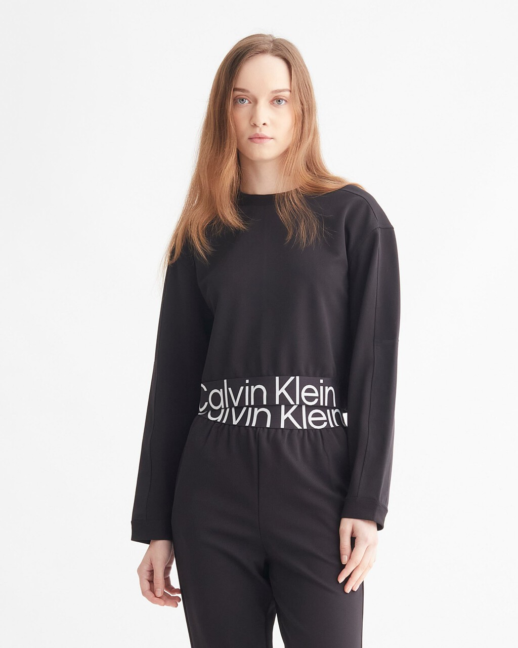 CK Effect Pullover Sweatshirt, BLACK BEAUTY, hi-res
