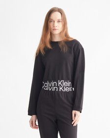 CK Effect Pullover Sweatshirt, BLACK BEAUTY, hi-res
