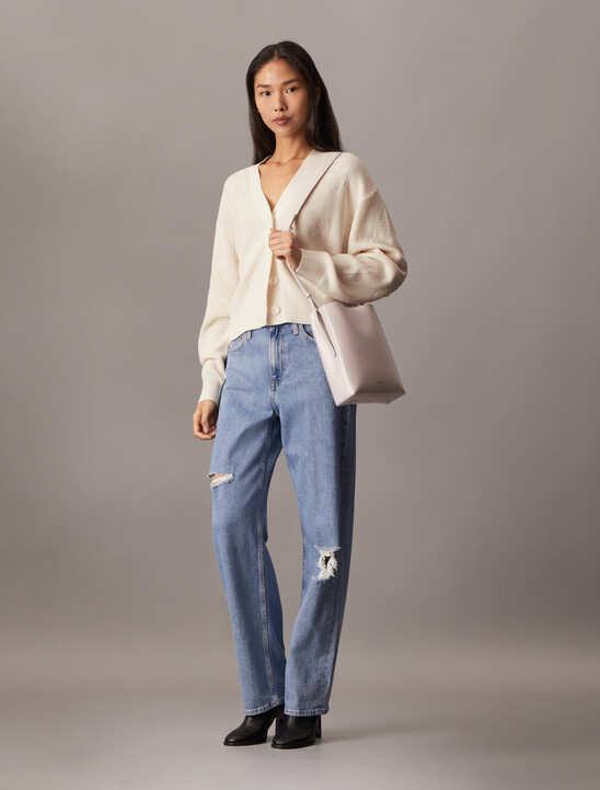 CK Paper Bag Leather Crossbody