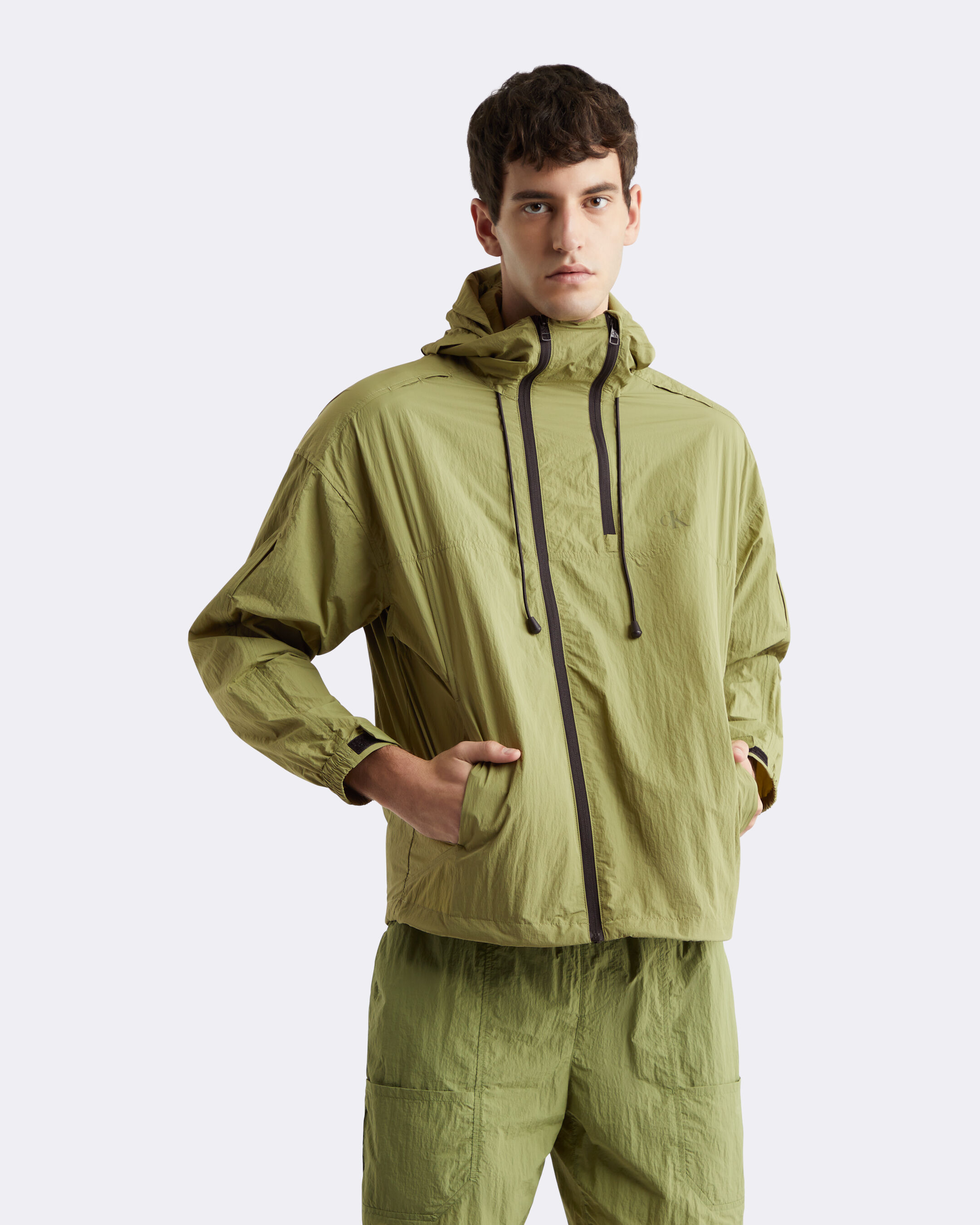 Calvin klein packable raincoat shop