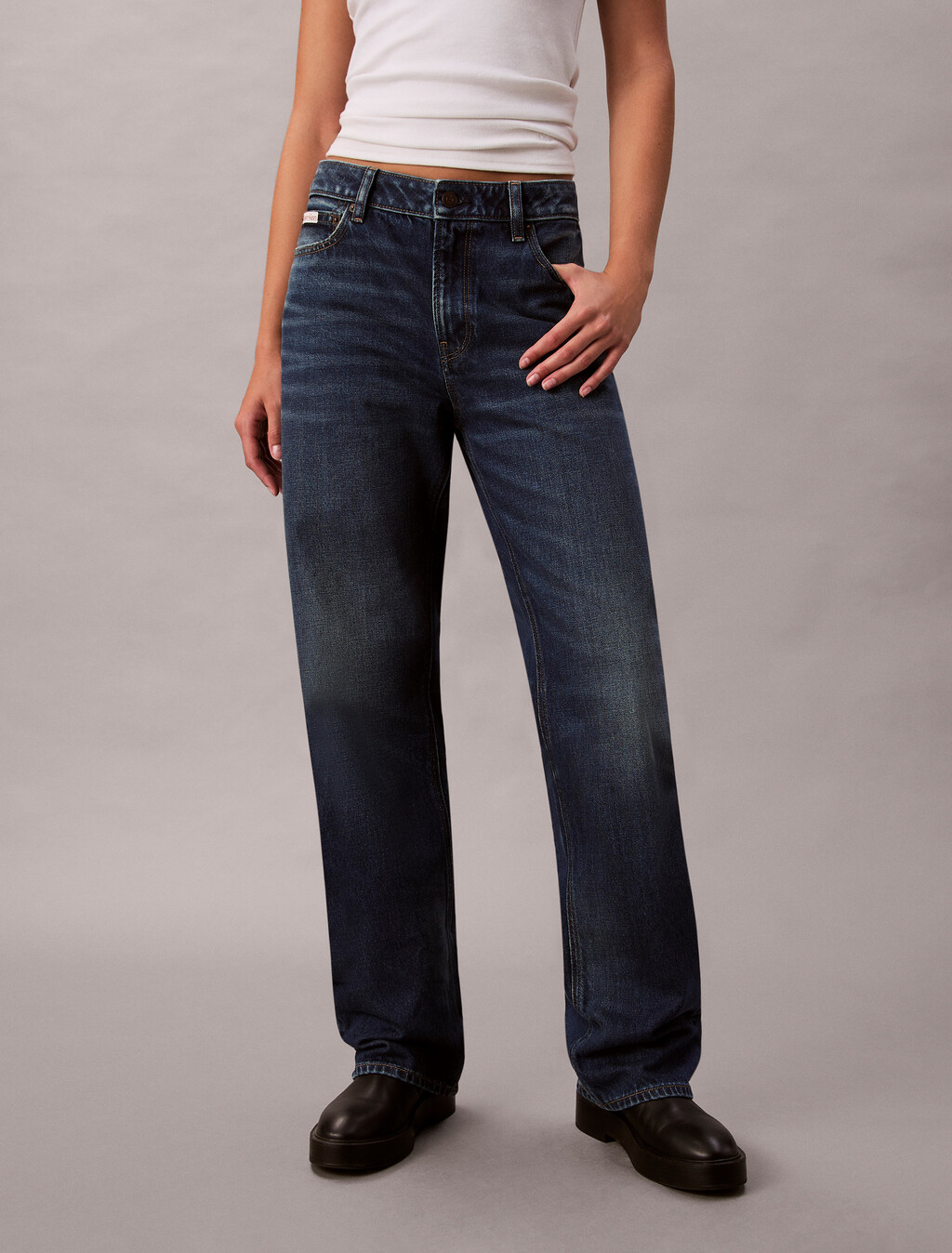 90's Straight Jeans, DARK CRESCENT, hi-res