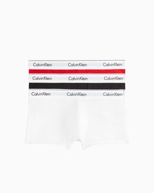Modern Cotton Trunk 3 Pack, White/Exact/Black, hi-res