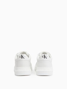 Leather Trainers, Bright White, hi-res