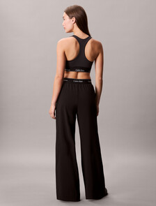 Essentials Wide Leg Track Pants, /Black, hi-res