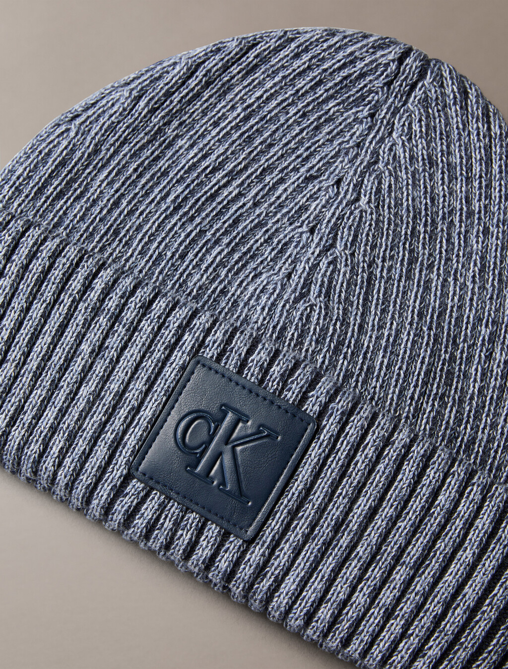 CK Patch Rib Docker Hat, WASHED BLUE, hi-res