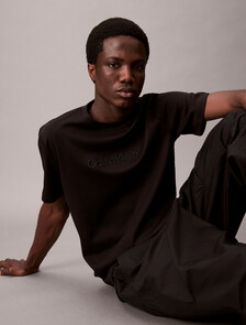 Classic Fit Logo Tee, Black, hi-res