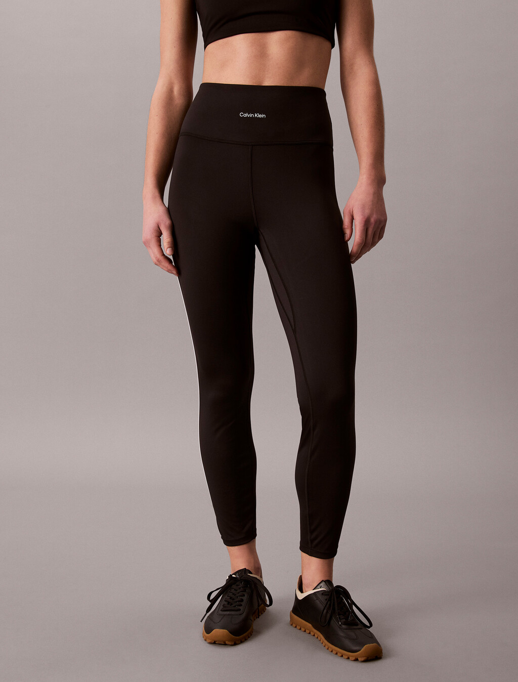 Quick-Dry High-Rise 7/8 Gym Leggings, Black, hi-res