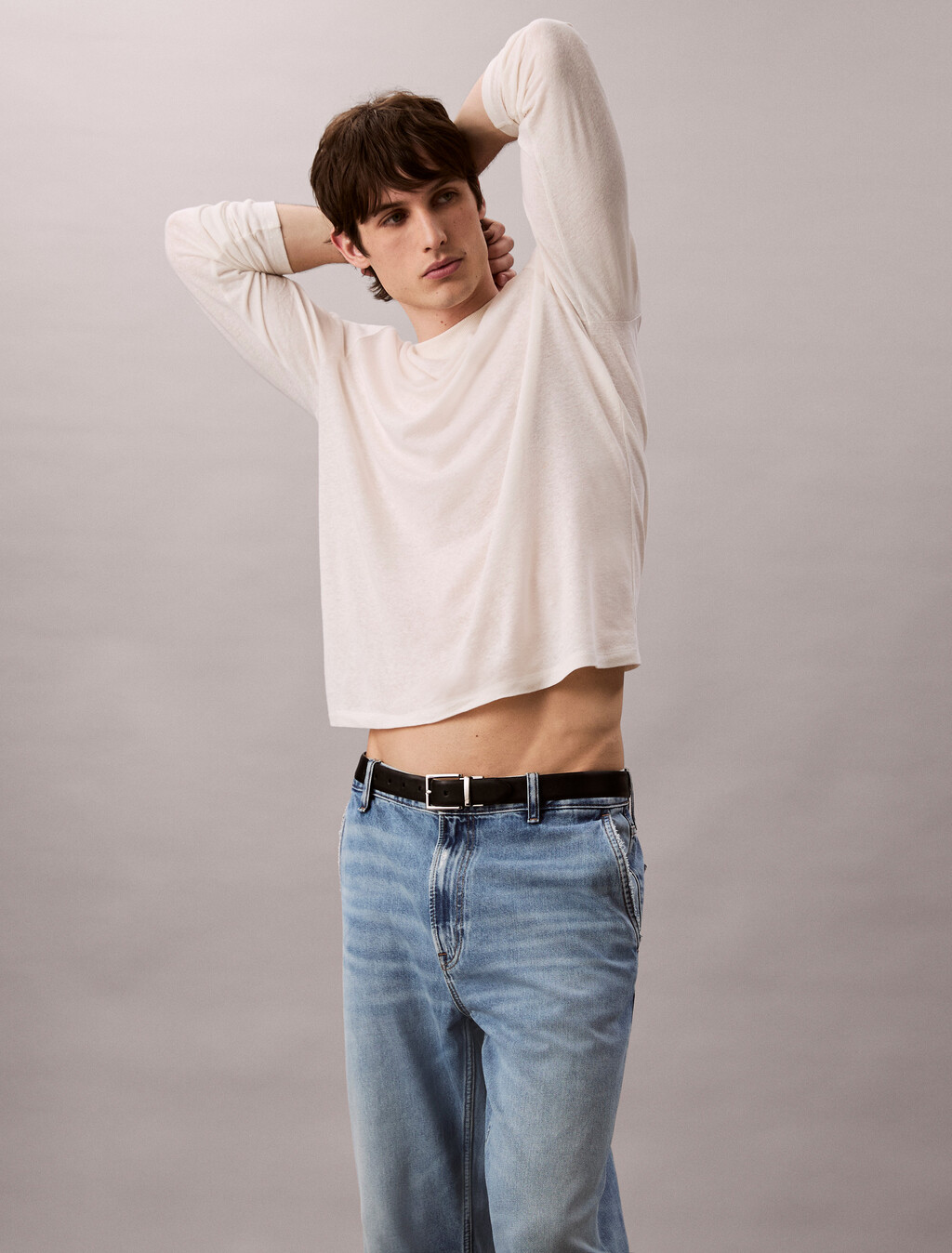 90's Tapered Cropped Jeans, NEWPORT, hi-res