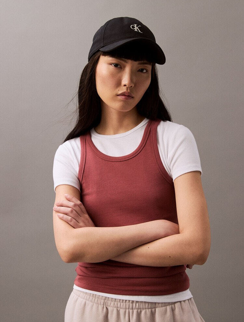 Small Monogram Baseball Cap, Black, hi-res