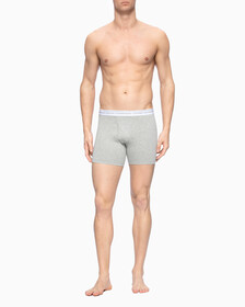 CK One Cotton Boxer Briefs, H111 HEATHER GREY, hi-res