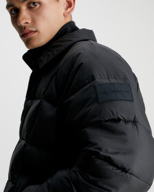 Relaxed Padded Shirt Jacket, Ck Black, hi-res