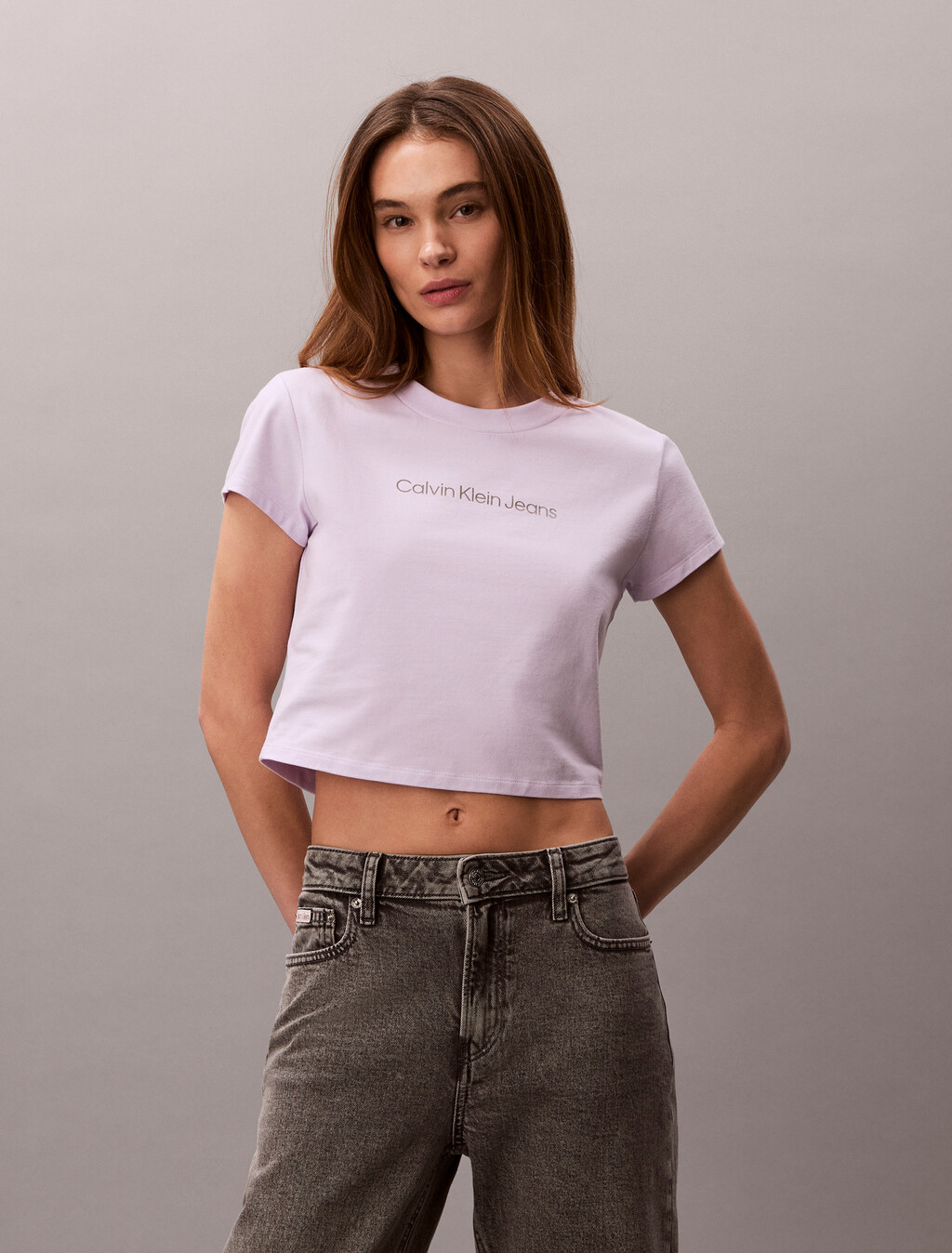 Institutional Baby Tee, Island Lilac, hi-res
