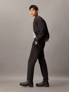 Tailored Pull On Trousers, Black Beauty, hi-res