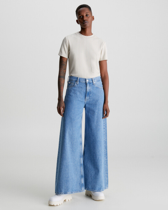 RIBBED JERSEY T-SHIRT