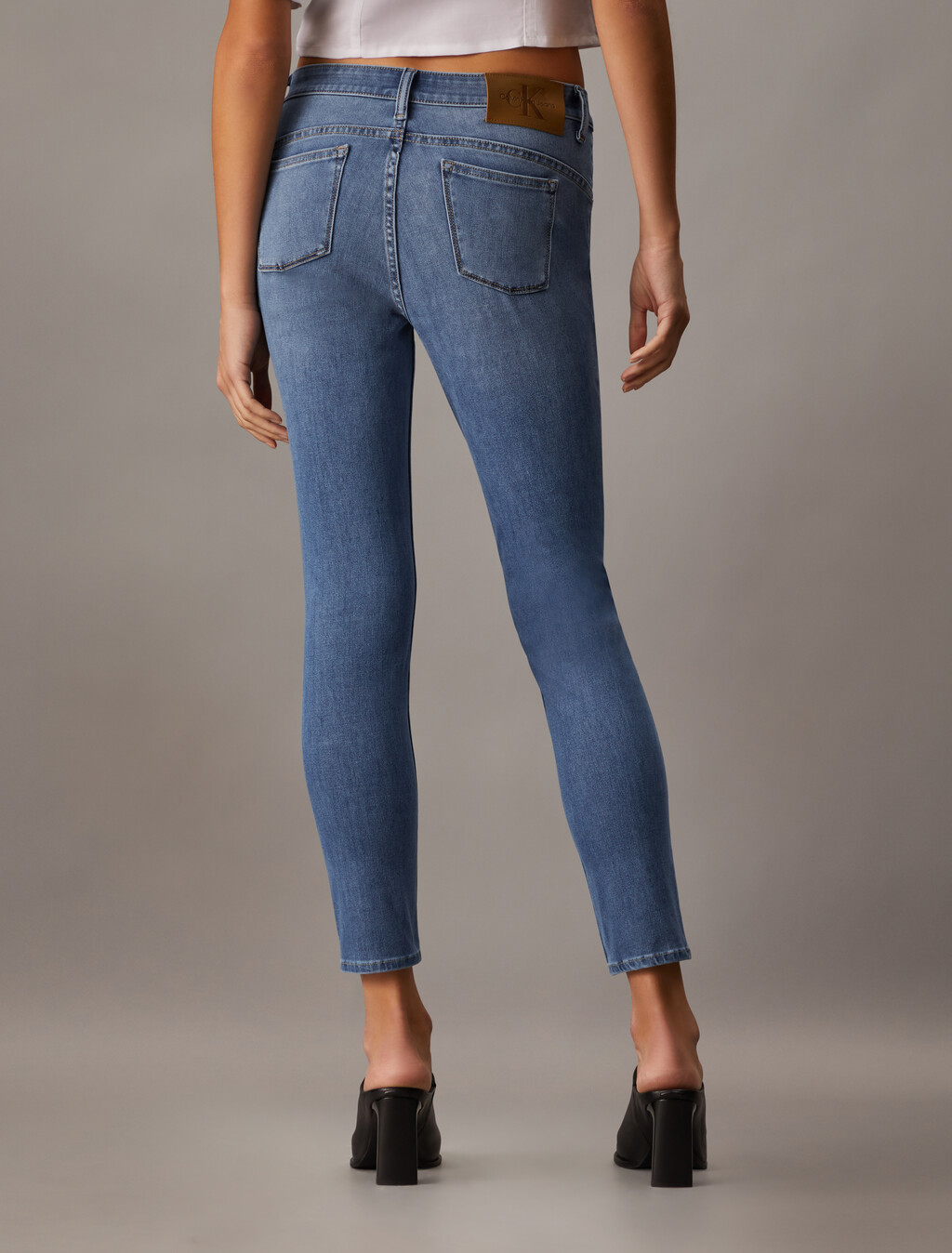 37.5 Bi-Stretch Body Ankle Jeans, Denim Medium, hi-res