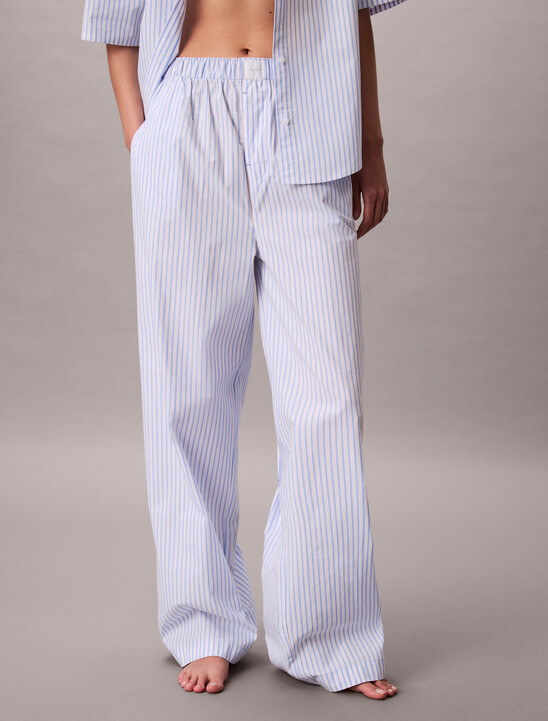 Cotton Poplin Pyjama Pants