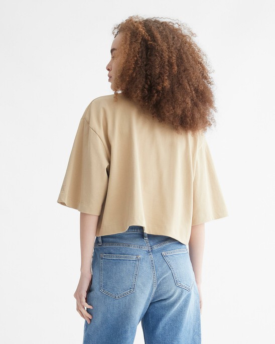 AMPLIFIED HEROES BOXY CROPPED TEE