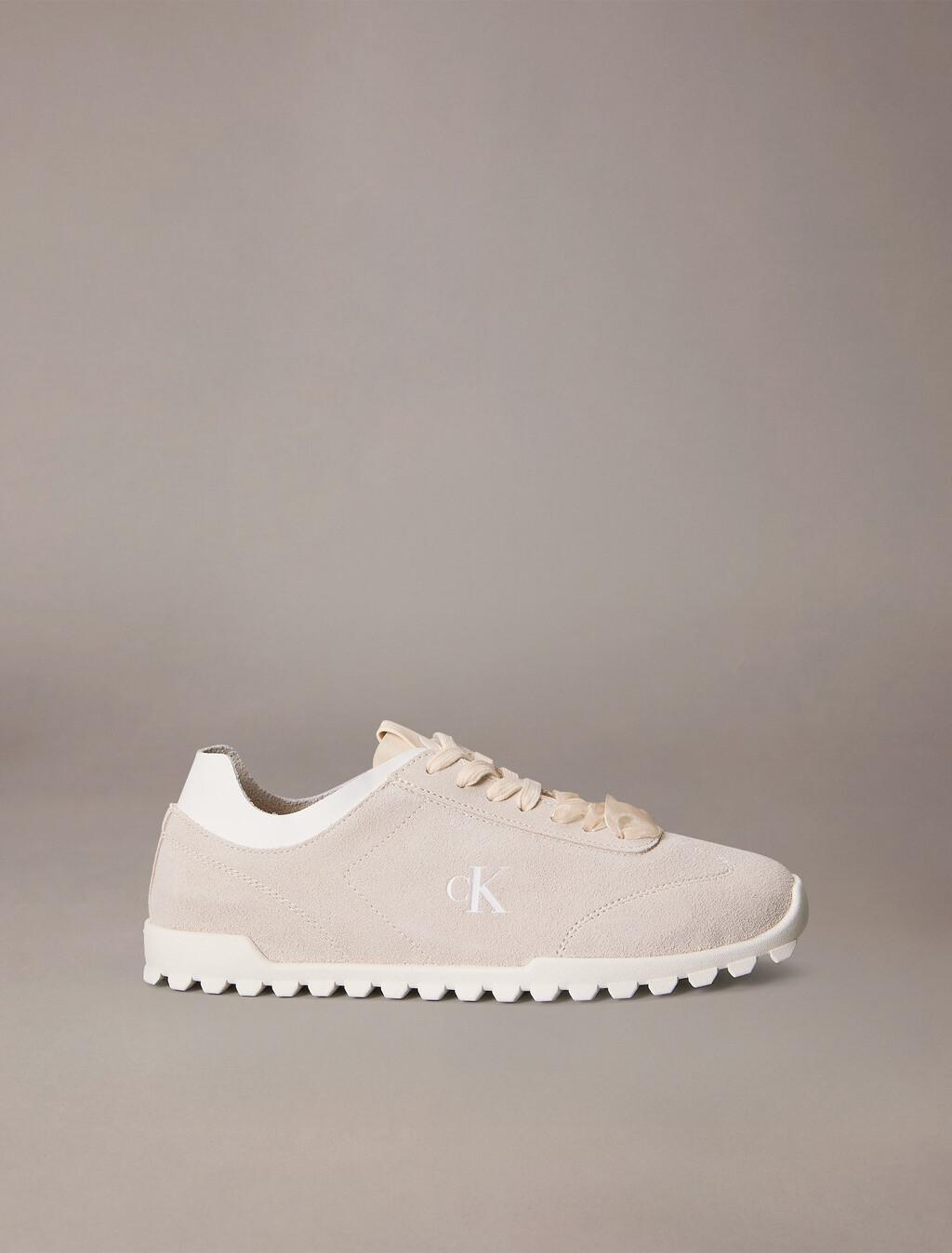 Murica - Suede Organza Runner Trainers, Light Cashew, hi-res