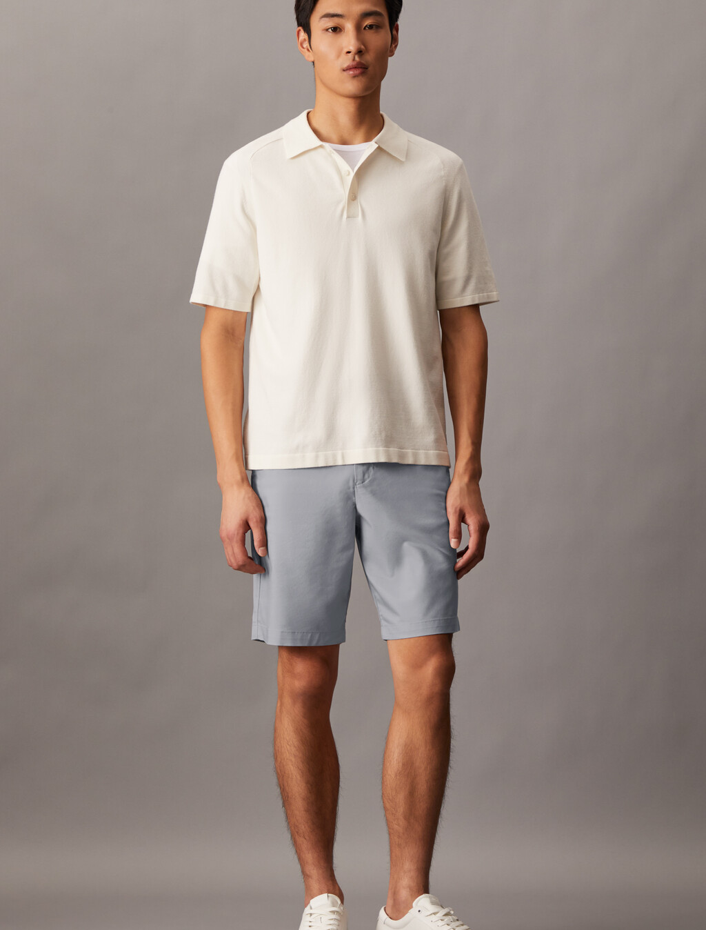 Refined Cotton Modal Blend Short, Alloy, hi-res