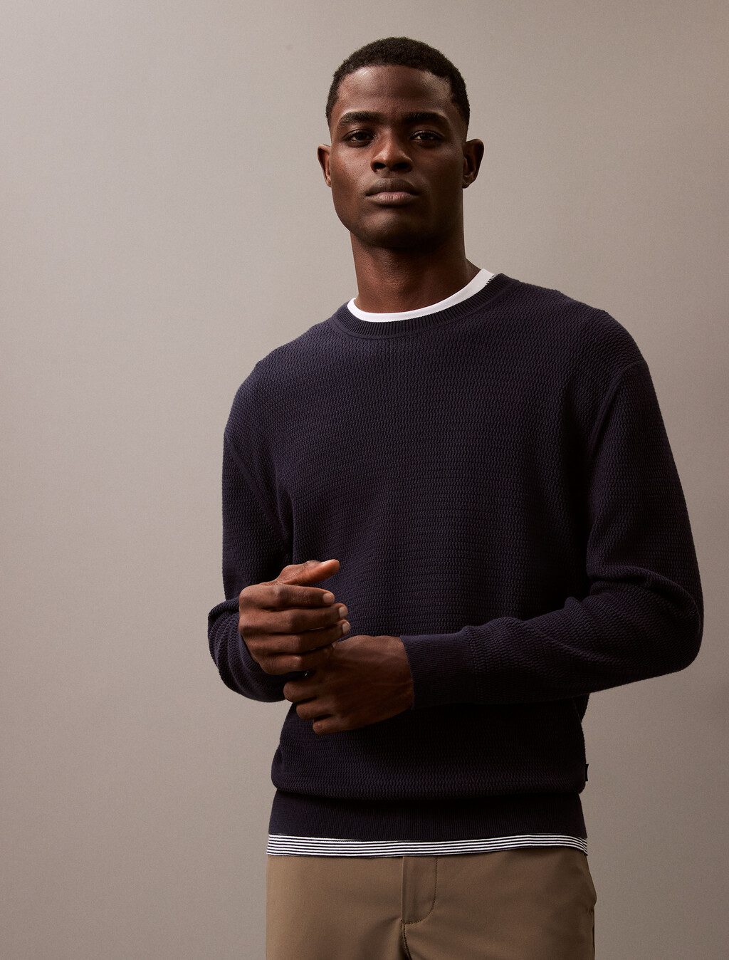 Textured Jumper, Baritone Blue, hi-res