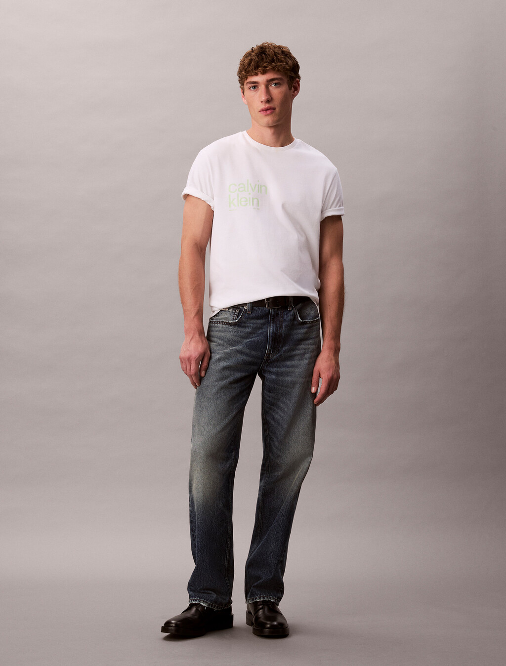 Circle Graphic Relaxed T-Shirt, Bright White, hi-res