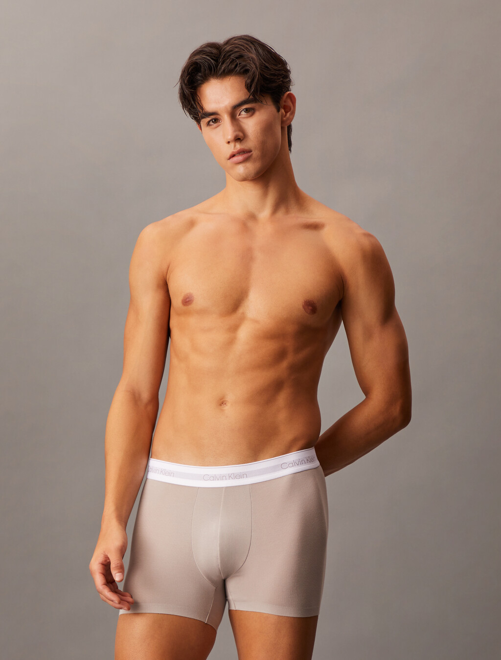 Icon Cotton Air Trunks, Ash, hi-res