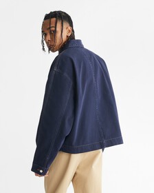KHAKIS RELAXED DENIM JACKET, ATLANTIC RINSE, hi-res