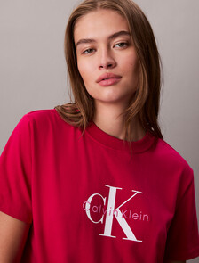 Monogram T-shirt, Petunia Pink, hi-res
