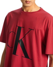MONOGRAM RELAXED FIT TEE, KARANDA RED-640, hi-res