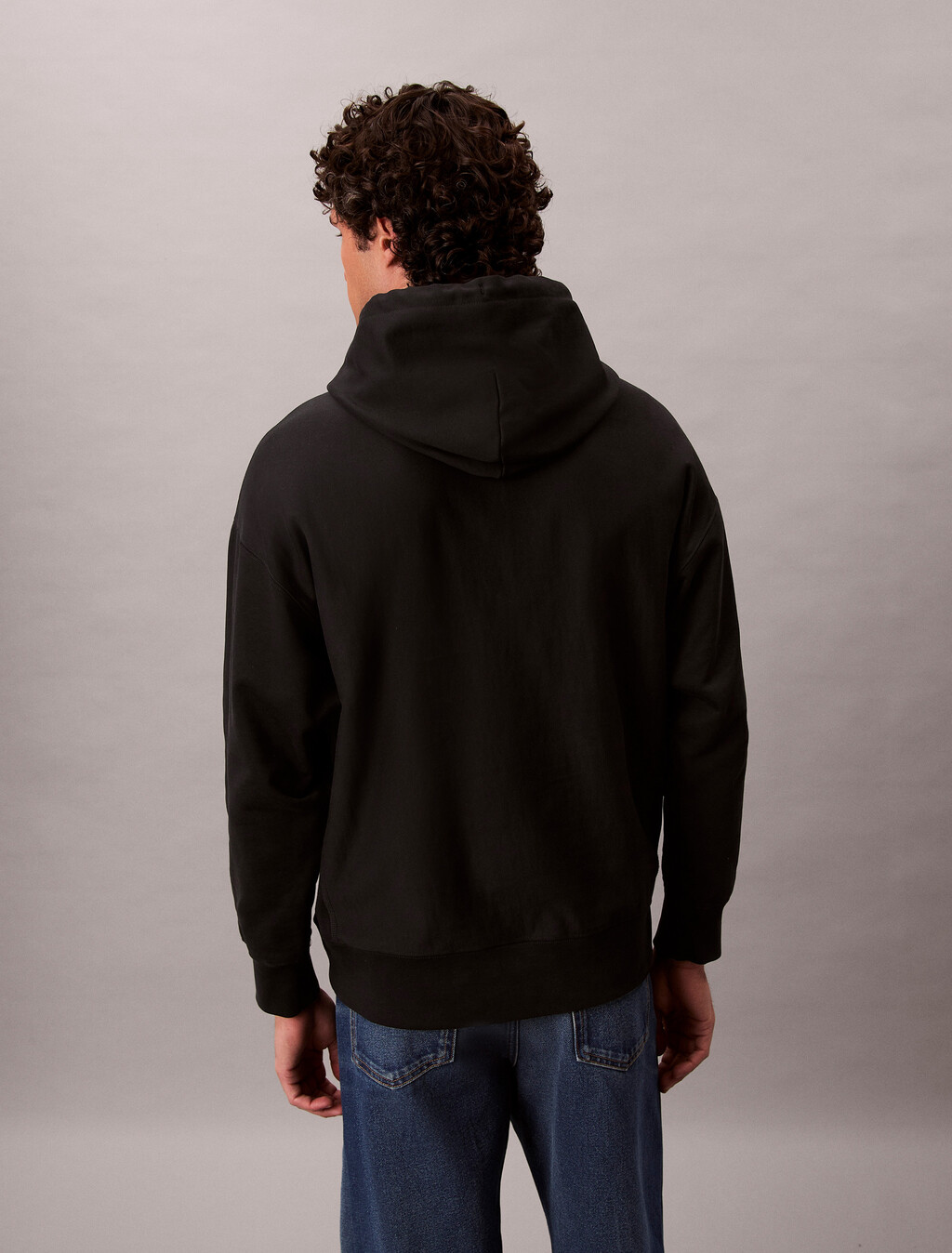 Premium Fleece Monogram Logo Hoodie, Black, hi-res