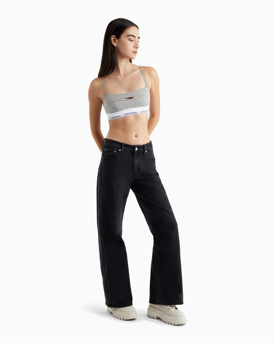Modern Cotton Deconstructed Lightly Lined Bralette