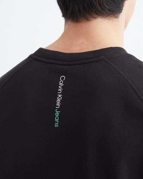 INFINITE COOL MONOGRAM SHORT SLEEVE SWEATSHIRT