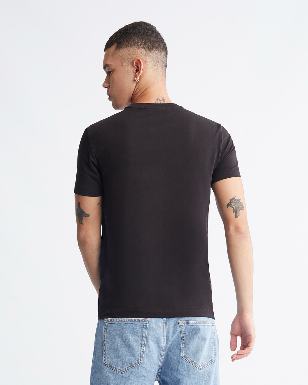 Multi Layering Logo Tee, Ck Black, hi-res