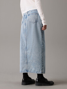 Denim Maxi Skirt, Denim Light, hi-res