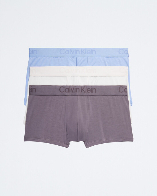 CK Black 3 Pack Low Rise Trunks