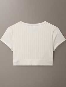 Heritage Classic Cotton Stretch T-Shirt Bralette, Tofu, hi-res