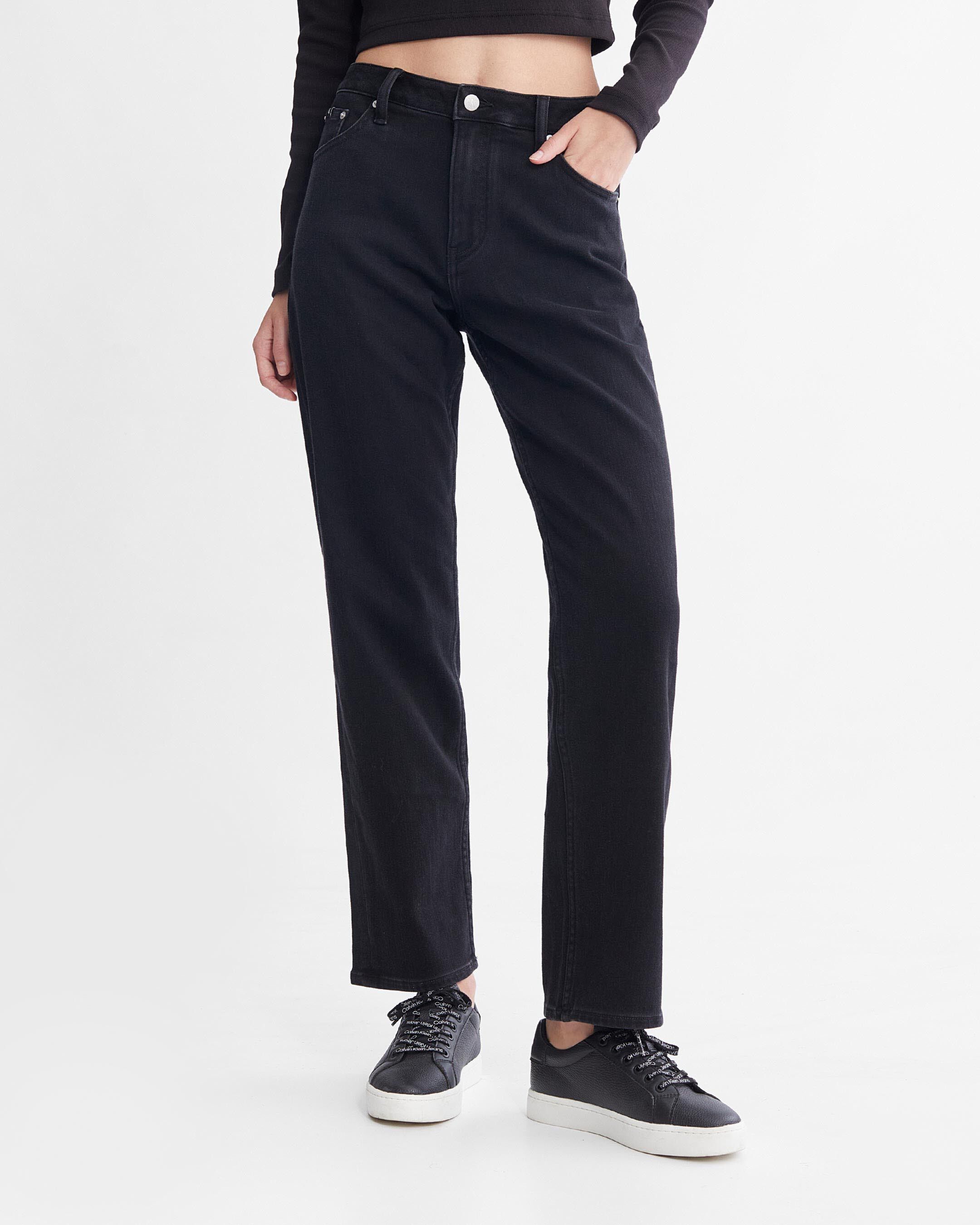 Womens black new arrivals jeans sale