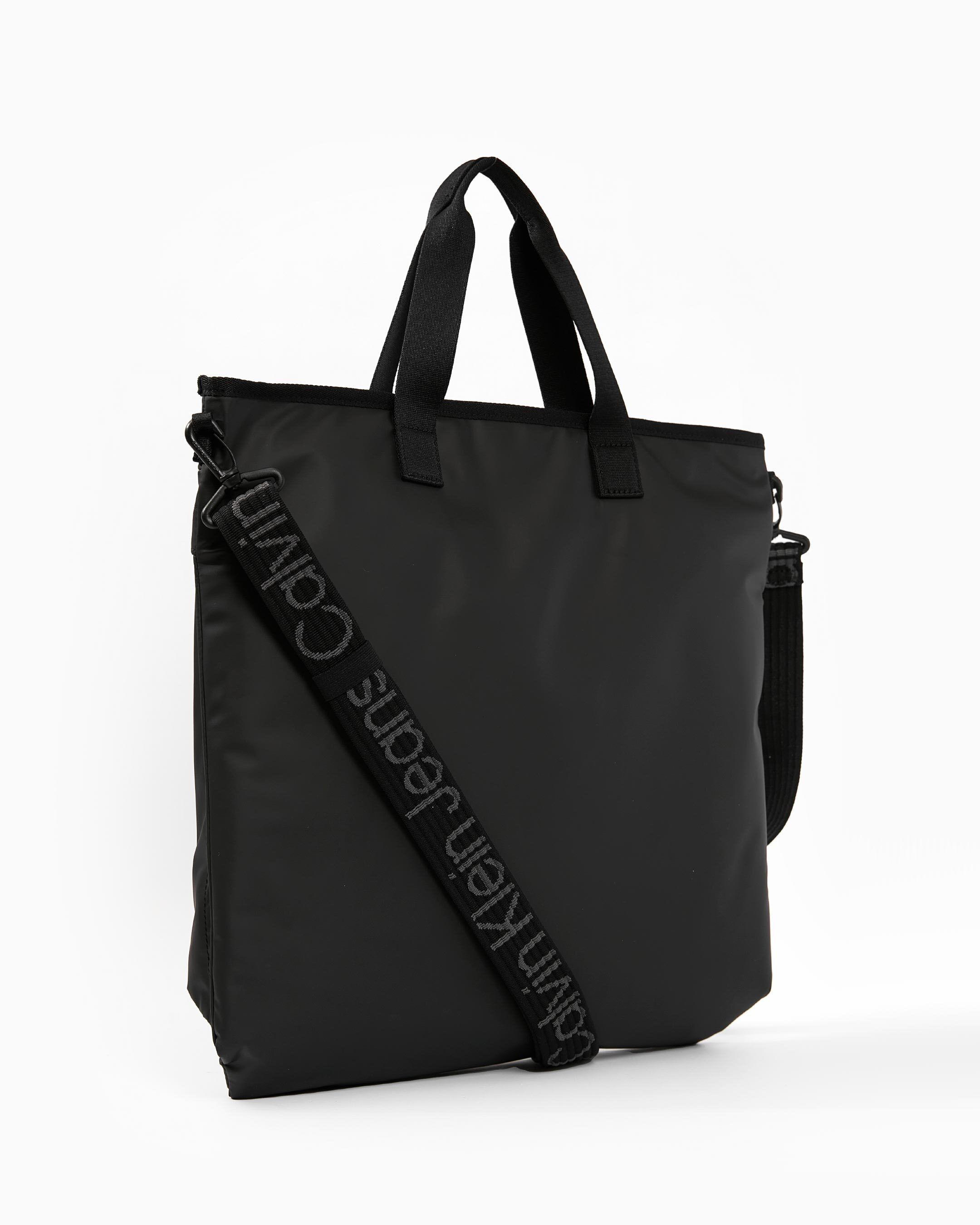 Black tote deals bag men
