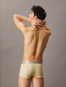 Brushed Microfiber Stretch Low Rise Trunk, 18844 WOODSKIN PRINT+JASMINE, hi-res