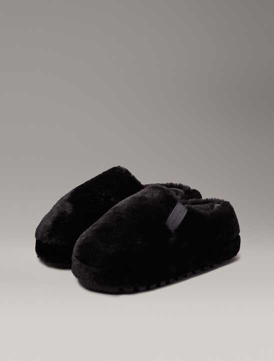 Faux Fur Slippers
